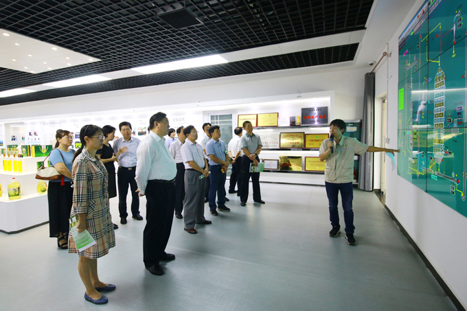 自治區(qū)人大常委會(huì)副主任、黨組副書(shū)記張秀隆一行到九龍桂山茶油指導(dǎo)工作