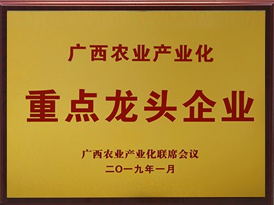 廣(guǎng)西農(nóng)業(yè)產(chǎn)業(yè)化重點(diǎn)農(nóng)業(yè)龍頭企業(yè)